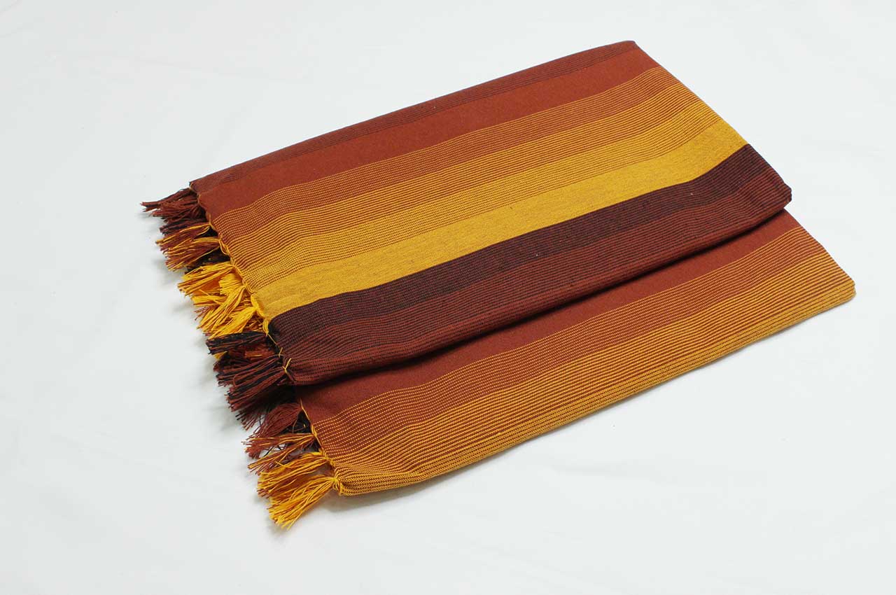 Umber Stripe Throws (60*90 Inches) 1 Pc